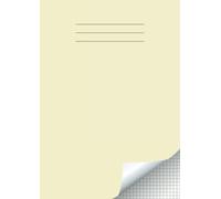 Graph Paper Notebook A4, School Maths Exercise Book: 5mm (0.5cm) squared Paper for Mathematics, Graph, Writing Pad A4, 100 Pages Quad Ruled
