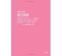 Graph Paper Notebook B5 1/5 Inch Squares: Pink, Medium, 5 Grids per Inch - 5x5, Numbered Pages, White Sheet, Soft Cover, Composition Book Quad Ruled for Math and Science (Graph Journals)