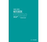Graph Paper Notebook B5 1 cm Squares: Teal, Medium, Smart Design, Centimeter Grids, Numbered Pages, Composition Book Quad Ruled for Math/Handwriting Workbook for Kids (Graph Journals)