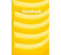 Graph Paper Notebook - Compact 13×19 cm, 5 mm Grid, Subject/Date + Day Checkboxes, 150 Pages (Banana)