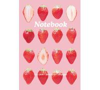 Graph Paper Notebook - Compact 13×19 cm, 5 mm Grid, Subject/Date + Day Checkboxes, 150 Pages (Strawberry)