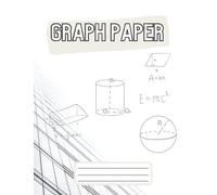 Graph Paper Notebook: Grid paper for school, work or planning. Math, science, architecture, technical art.: Lightly lined grid. Quad Ruled 2x2 (140 pages, 8.5" x 11" inches)
