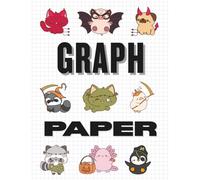 Graph Paper Notebook: Kawaii Halloween: Double-Sided, Graphing Grid Paper for Math, Science, Art, Bullet Journaling, Planning, Map Making (Large 8.5" x 11")