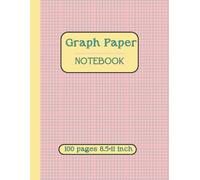 Graph Paper Notebook: Large 8.5 x 11 Grid Journal with 100 Pages for Drawing, Writing, Math & Design: Squared Paper Workbook for Students, Engineers, Artists, and Everyday Notes