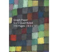 Graph Paper Notebook: Large Quad Ruled Grid Composition Book for School, College and University: 110 Lined Pages | 5 x 5" | Math and Science Students