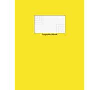Graph Paper Notebook- letter sized for Math/Geometry - yellow: Grid Paper Journal for School, College, Work, Drawing, Planning, and Problem Solving- large