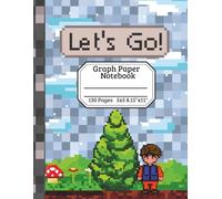 Graph Paper Notebook: Pixel Gamer Style - 5x5 Grid Graph Paper Notebook, Perfect for Pixel Art, Math, and Creative Projects