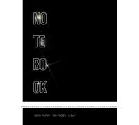 Graph Paper Notebook: Premium Quality Black Edition - Minimalist Grid Paper for Professionals, Students & Creatives 8.5x11: 100 Pages Quad Ruled Grid ... Design for Academic and Professional Use