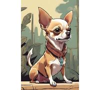 Graph Ruled Notebook Chihuahua: A5 96-page Grid Paper Notebook, Quad Ruled, Paws and Graphs: A Chihuahua Inspired Grid Ruled Notebook for school and studies