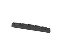 Graph Tech PT-5042-00: Black 42mm Pre-Slotted Guitar Nut Self-Lubricating - TUSQ XL Nuts Replacement for Fender Style, Flat Bottom Strat 6 String Electric Guitar
