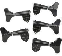 Graph Tech Ratio 3x2 5-String Bass Tuners, Y-Key - BLACK, PRB-5320-B0