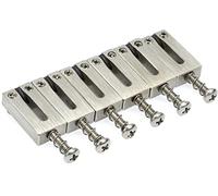 Graph Tech String Saver PG-8000-00 - Classics Strat & Tele Style Saddles - 2 1/6" String Spacing - Brushed Steel Finish