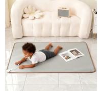 Graphene Electric Heating Carpet, Heated Floor Carpet, Indoor Floor Heating Mat Foot Warmer, Portable Heated Floor Mat for Yoga, Heated Rug, Suitable for RV Living Room Bedroom(B,160*240cm)