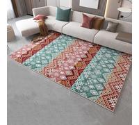 Graphene Electric Heating Carpet - Washable Plush Heated Area Rug with Timer, Fast Warm Up, Indoor Floor Heating Mat for Home Office and Playroom, 55.11x78.74in