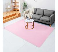 Graphene Heated Carpet Rugctric Floor Mat with Multiple Heating M & Timer Under Desk Foot Warmer Rose Red 50x200cm for Cozy Comfort