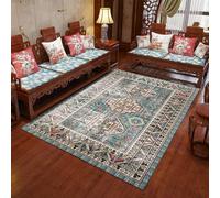 Graphene Heated Rug-Electric Heating Carpet, 9-Layer Protection,Formaldehyde-Free Far-Infrared Mat for Living Room,Bedroom(Style6,99x79in/250x200cm)