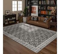 Graphene Heated Rug-Electric Heating Carpet, 9-Layer Protection,Formaldehyde-Free Far-Infrared Mat for Living Room,Bedroom(Style4,99x79in/250x200cm)