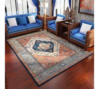 Graphene Heated Rug-Electric Heating Carpet, 9-Layer Protection,Formaldehyde-Free Far-Infrared Mat for Living Room,Bedroom(Style8,119x79in/300x200cm)