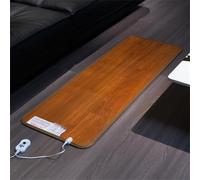 Graphene Heated Yoga Mat, Portable Adjustable Temperature Electric Floor Mat, Far Infrared Heating Pad for Office and Home, 50x120cm