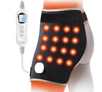 Graphene-Infused Hip Heating Pad for Sciatica Pain Relief - Heated Wrap for Lower Back, Buttocks, Thighs - Large Size Electric Heat Pad with Auto-Off (18.5”×16”)