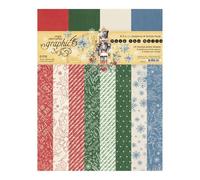 Graphic 45 8.5x11 Patterns & Solids Pack- Deck The Halls