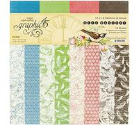 Graphic 45 Bird Watcher Paper PRNT/Solid