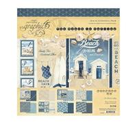 Graphic 45 Collection Pack 12"X12"-The Beach is Calling