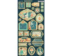 Graphic 45 Collector's Edition Chipboard Die-Cuts 6"X12"-Cafe Parisian