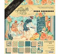 Graphic 45 Collector's Edition Pack 8"X8"-Cafe Parisian