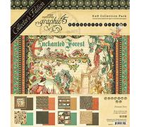 Graphic 45 Collector's Edition Pack 8"X8"-Enchanted Forest