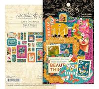 Graphic 45 Die-Cut Assortment-Let's Get Artsy Tags & Frames