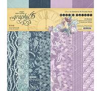 Graphic 45 Double-Sided Paper Pad 12"X12" 16/Pkg-Make A Splash Patterns/Solid