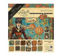 Graphic 45 Double-Sided Paper Pad 8"X8" 24/Pkg-Steampunk Spells