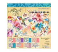 Graphic 45 Flight of Fancy 12x12 Inch 48-Sheet Paper Pack