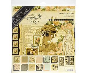 Graphic 45 G4501952 Le Romantique Deluxe Collector's Edition,Multicoloured, 12x12 Inches