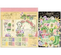 Graphic 45 Grow with Love Decorative Papers - 8x8 Paper Pack and Ephemera Die-Cuts