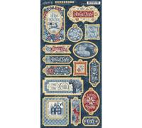 Graphic 45 Let's Get Cozy Chipboard Die-Cuts 6"X12" Sheet-