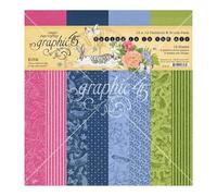 Graphic 45 Spring is in The Air Pattern and Solid Papers Pack 30.5 x 30.5 cm