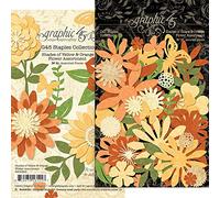 Graphic 45 Staples Flower Assortment-Shades of Yellow & Orange