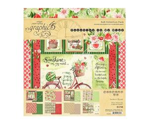 Graphic 45 Sunshine on My Mind 8x8 Paper Pad