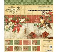 Graphic 45 Winter Wonderland Paper Pad, Multi-Colour, 21.6 x 20.3 x 0.6 cm