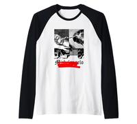 Graphic Art Unique Michelangelo Negative Photo PAPL062 Raglan Baseball Tee