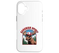 Graphic: Canadian Spirit Moose Illustration Case for iPhone 16 Plus