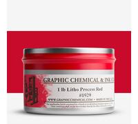 Graphic Chemical : Lithographic Ink : 454g : Process Red