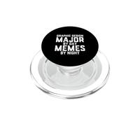 Graphic Design Major By Day Memes Night Visual Art Student PopSockets PopGrip for MagSafe
