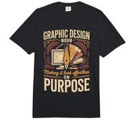 Graphic Design Making It Look Effortless on Purpose Designer Comfort Colors Adult Heavyweight T-Shirt