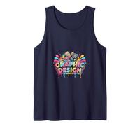 Graphic Design Student Obsessed Learning Graphic Design Tank Top