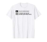 Graphic Designer, feedback, type, pixels, fun T-Shirt