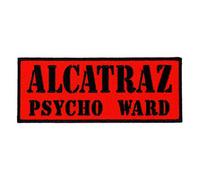 Graphic Dust Alcatraz Psycho Ward Prisoner Embroidered Iron On Patch Halloween Funny Costume Prison Jail Police Jacket Jean Death Biker Gang Logo Symbol Halloween Cosplay Motorcycle Car Racing Skull