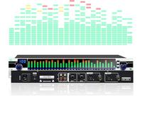 Graphic Equalizer, 31 Band Balanced Effect Controller, DJ Digital Mixer Processor, DSP Feedback Eliminator with 10 Preset Effects